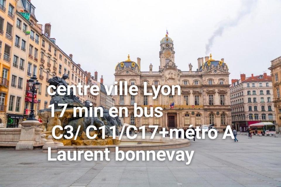 Medipole T2 Avec Un Garage Gratuit Sur Place, 16Min A Centre Ville Lyon En Metro A Villeurbanne Esterno foto